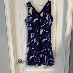 Title Nine Geometric Patterned Sleeveless Dress